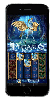 Pegasus Rising mobile slot