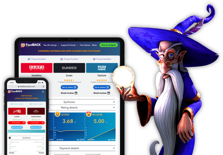 Compare Now - FeedBACK Casino